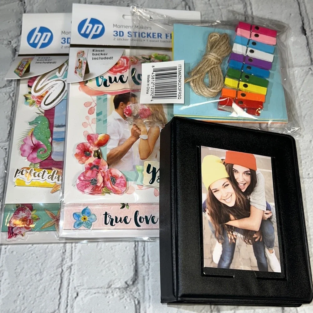HP Moment Makers 3D Sticker Frames + Mini Album + Wall Hanging Garland - Picture 12 of 12